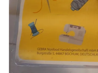 GEBRA Nähgarn Profi 20 Spulen 200m Polyester Nähmaschine Mehrfarbig