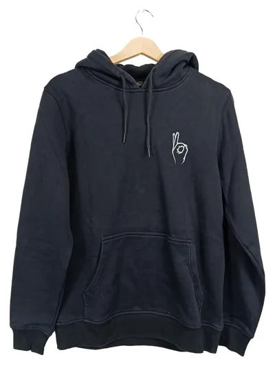 Mister Tee Kapuzenpullover Herren Streetwear Hoodie Schwarz Gr. M