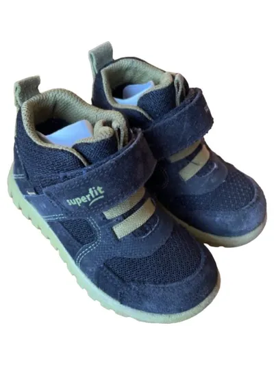 Superfit Lauflernschuhe Sneaker Gr. 24 Blau Grün Gore-Tex Klett