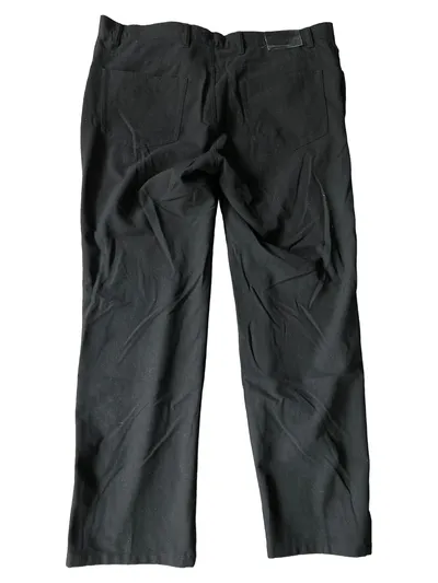 ALBERTO Anzughose Herren Gr. W26/L31 Schwarz Business Hose