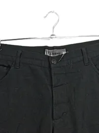 ALBERTO Anzughose Herren Gr. W26/L31 Schwarz Business Hose 3