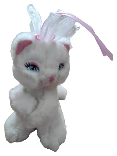 Barbie 1684EQ Baby Kuscheltier Plüsch Katze Weiß 16 cm