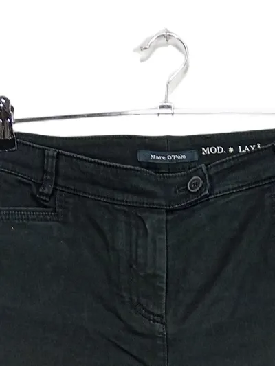 Marc O'Polo Damen Stoffhose Gr. 40 Schwarz Chino Stretch