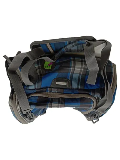 coocazoo Sporttasche Reisetasche Blau Kariert Polyester Unisex