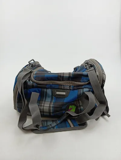coocazoo Sporttasche Reisetasche Blau Kariert Polyester Unisex