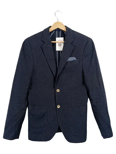 Pier One Herren Sakko Modern Blau Gr. 46/S