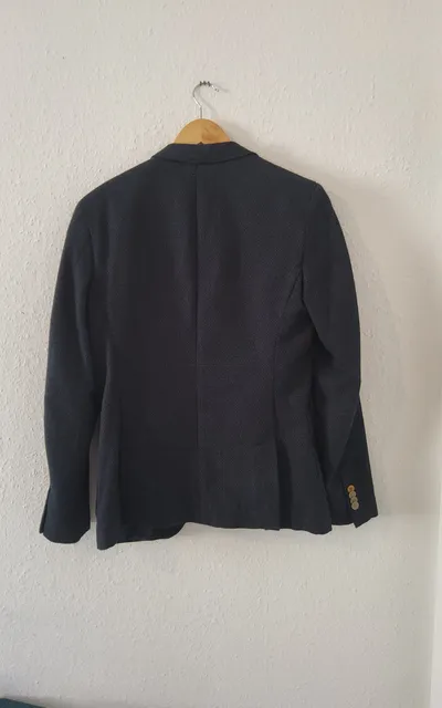 Pier One Herren Sakko Modern Blau Gr. 46/S