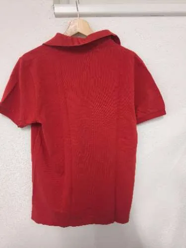 Tommy Hilfiger Herren Poloshirt Rot Gr. M Custom Fit Baumwolle 6