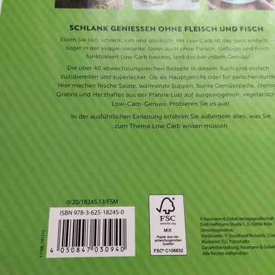 Low Carb Veggie Kochbuch Vegetarisch Rezepte Abnehmen NGV