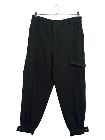 ZARA Damen Cargohose Schwarz XL Jogger Style Urban Streetwear