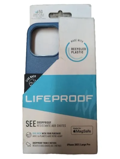 LifeProof SEE Hülle iPhone 13 Pro Max MagSafe Dropproof Blau