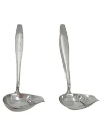 Fissler Saucenlöffel Set 2 Stück Edelstahl Silber Modern Servierlöffel 1