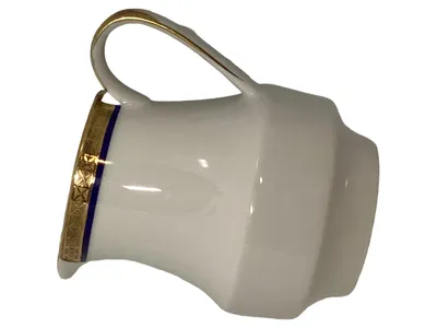 Winterling Milchkännchen Porzellan Klassisch Weiß Geometrisch 9.5cm