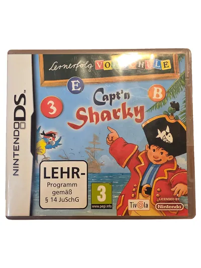 Tivola Capt'n Sharky Lernerfolg Vorschule Nintendo DS Lernspiel Pirat