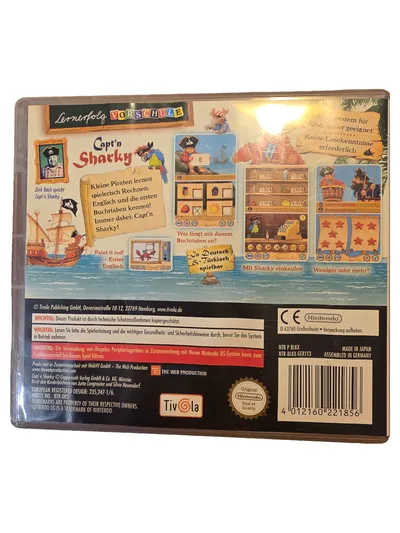 Tivola Capt'n Sharky Lernerfolg Vorschule Nintendo DS Lernspiel Pirat