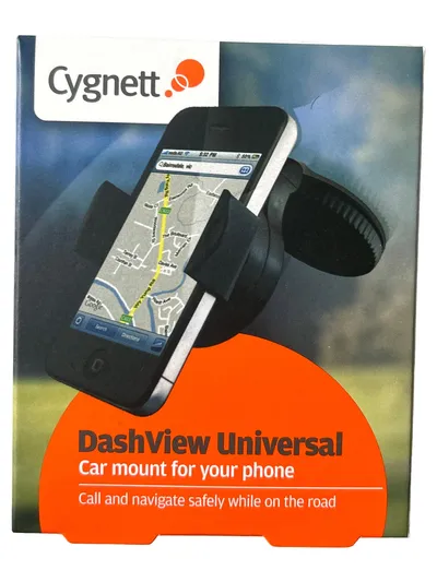 CYGNETT DashView Universal Handyhalterung Auto KFZ Halterung Schwarz 55-80mm