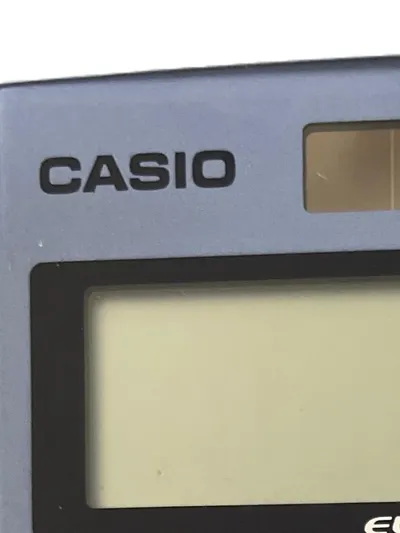 Casio MS-88TER Taschenrechner Büro Schule Dual Power Blau
