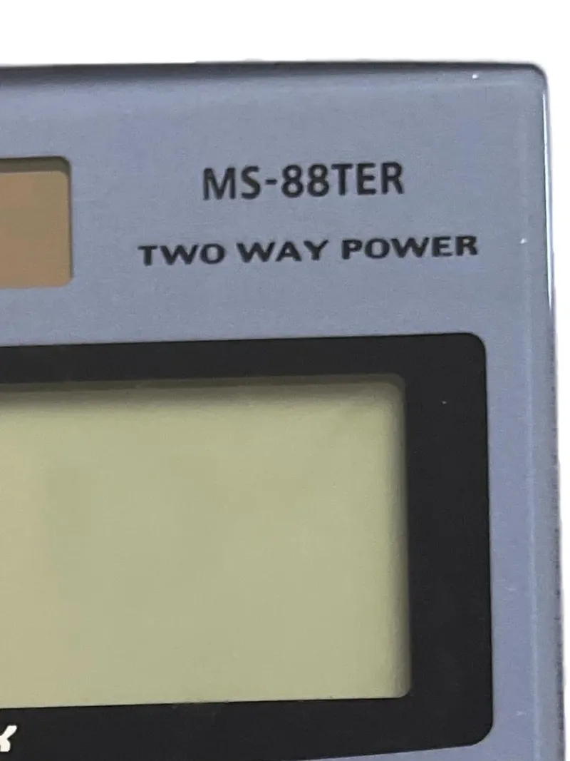 Casio MS-88TER Taschenrechner Büro Schule Dual Power Blau 3
