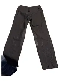 CAMBIO Rachel Reithose Damen Gr. 44 Schwarz Kniebesatz Baumwolle 2
