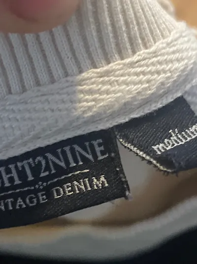 EIGHT2NINE Damen Pullover Cropped Sweatshirt Beige Gr. M Basic