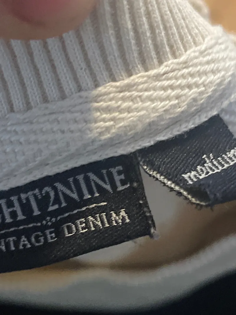 EIGHT2NINE Damen Pullover Cropped Sweatshirt Beige Gr. M Basic 2
