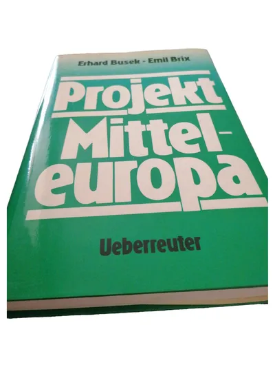 Projekt Mitteleuropa Busek Brix Ueberreuter Politik Geschichte Buch