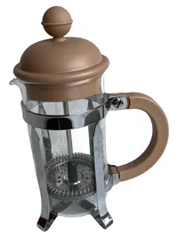 Bodum Kaffeebereiter French Press Kaffeepresse Glas Edelstahl Beige 40 cm 1