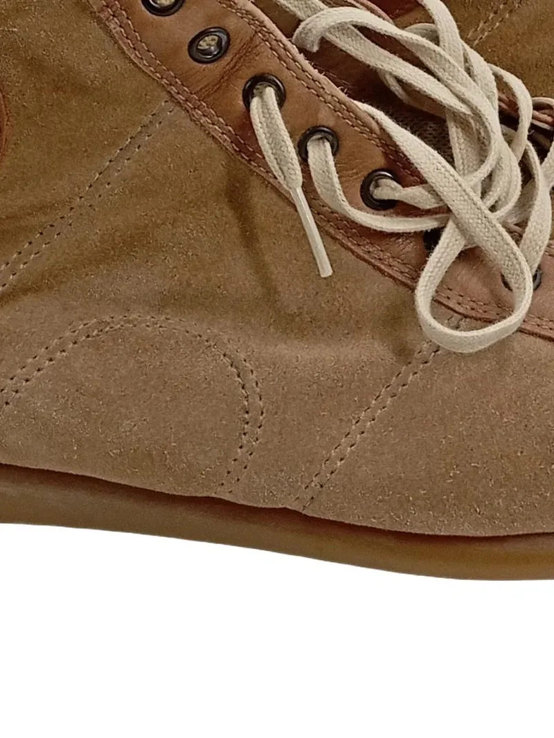Camper Herren High-Top Sneaker Stiefelette Leder Wildleder Braun Gr. 45 5