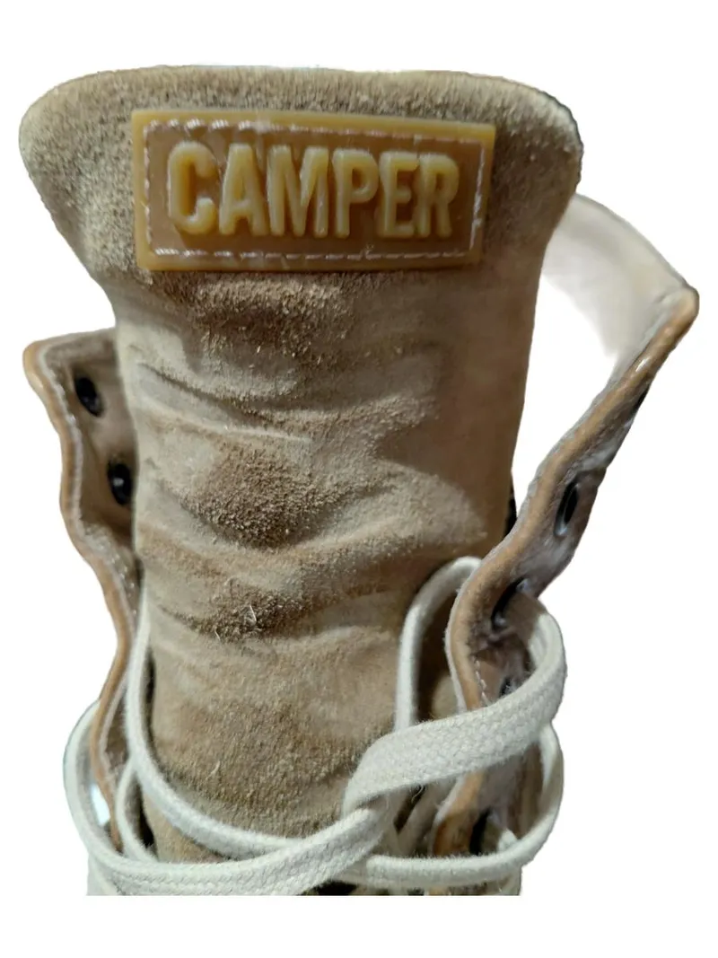 Camper Herren High-Top Sneaker Stiefelette Leder Wildleder Braun Gr. 45 7