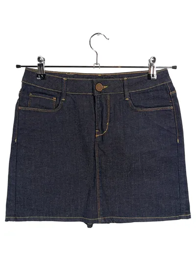 Zara Woman Jeansrock Damen Gr. 34/XS Dunkelblau Denim Mini