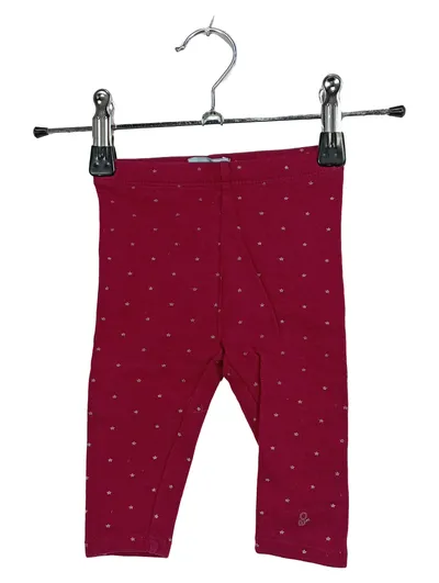 Obaïbi Baby Mädchen Leggings Sternenmuster Rot Gr. 68 Glitzer