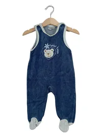 Bob der Bär Baby Strampler Gr. 68 Blau Nicki Teddy Bär Motiv 1