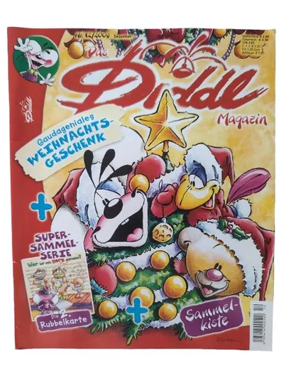Diddl Magazin Nr. 12/2000 Dezember Weihnachtsausgabe mit Rubbelkarte