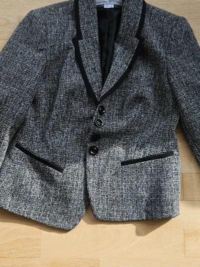 Ashley Brooke Damen Blazer Gr. 38 Grau Business Elegant