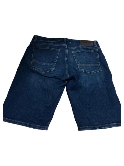 Cross Jeans Herren Jeans Shorts Blau W32 Denim Bermuda Kurze Hose
