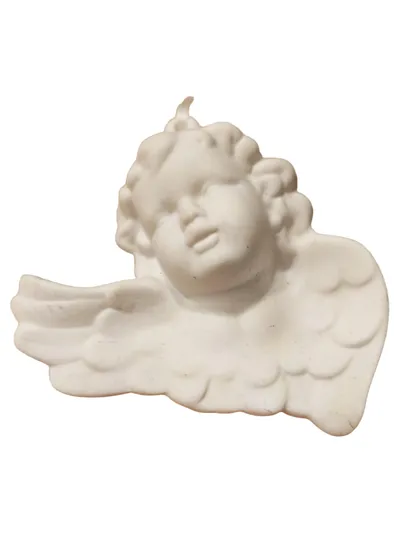 Fink Engel Dekofigur Keramik Klassisch Weihnachten Weiß 9cm