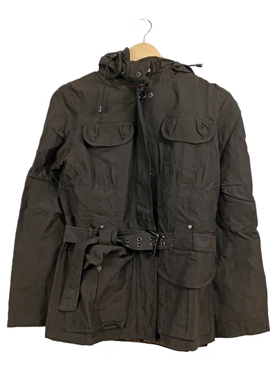 Wellensteyn Herren Outdoorjacke Oliv Gr. XS Kapuze Gürtel