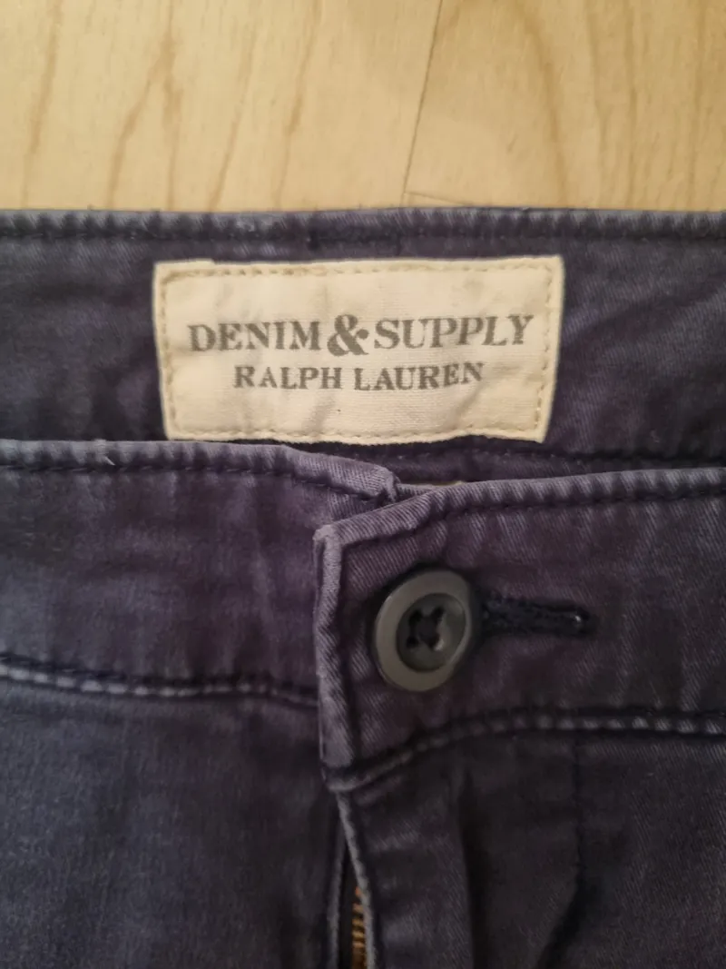 Ralph Lauren Denim & Supply Chino Stoffhose Herren W30 Blau 3