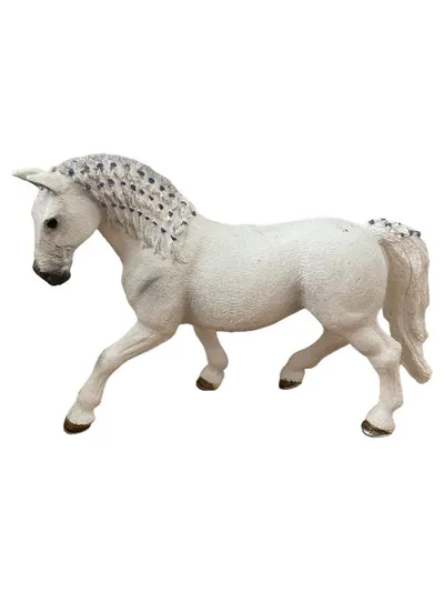 Schleich Lipizzaner Stute Pferd Spielfigur weiß 14 cm