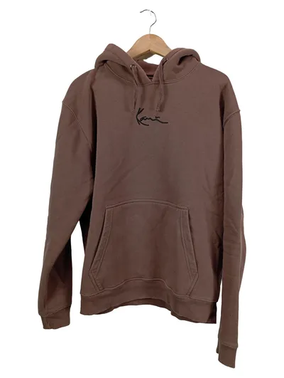 Karl Kani Hoodie Herren Kapuzenpullover Braun Logo Gr. M Streetwear
