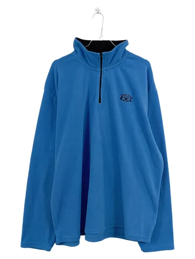 Atlas For Men Fleecepullover Herren 3XL Blau Half-Zip Outdoor