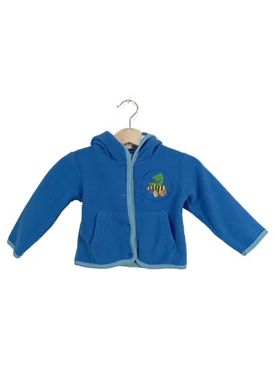 Janosch Kinder Fleecejacke Kapuze Tigerente Blau Gr. 62/68