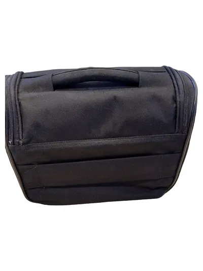 TITAN Kulturbeutel Schwarz Polyester Kosmetiktasche Waschtasche Reise