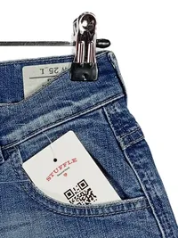 Diesel Jeans Shorts Damen W25 Blau Denim Kurze Hose Bermuda 3