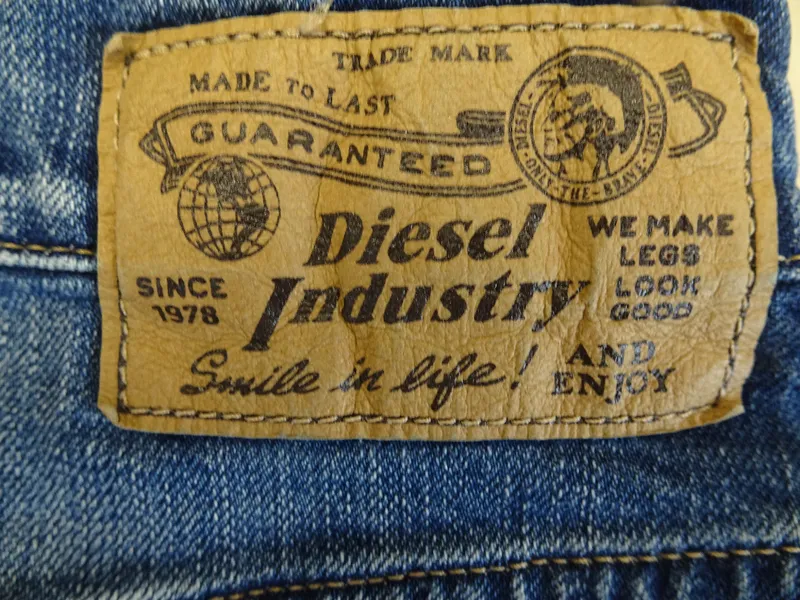 Diesel Jeans Shorts Damen W25 Blau Denim Kurze Hose Bermuda 4