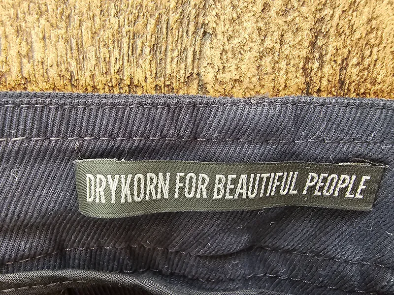 DRYKORN Herren Stoffhose Chino Blau Navy Business Gr. 33/34 5