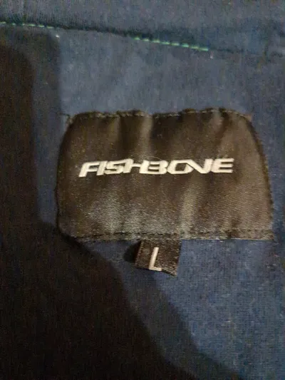 Fishbone Herren Trainingsjacke Gr. L Grün Kapuze Windbreaker Sportlich