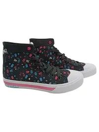 EMP Full Volume Sneaker High Damen Gr. 38 Schwarz Grafisch 1