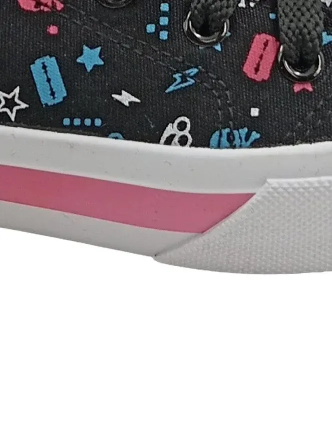 EMP Full Volume Sneaker High Damen Gr. 38 Schwarz Grafisch 8