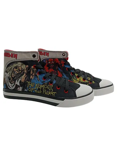 EMP Iron Maiden The Number of the Beast Herren Sneaker High Schwarz Gr. 41